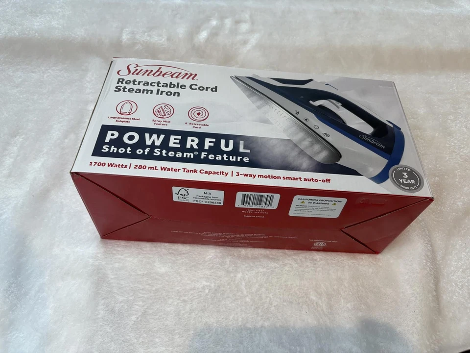 Plancha de vapor con cable retráctil Sunbeam Foto 1 de 1