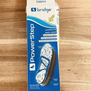 Powerstep Bridge Comfort Schmerzlinderung Einlegesohle, Größe C, Men’s 8-9.5 Women’s 9-10.5 - Bild 1 von 6