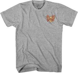 The Simpsons Duff Beer Logo Classic Graphic T-Shirt Neu - Bild 1 von 2