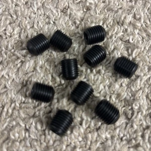 SET VITI A PRESA 7/16-20 x 1/2" PUNTO TAZZA. LEGA NERA. 10 pezzi. NUOVO - Foto 1 di 2
