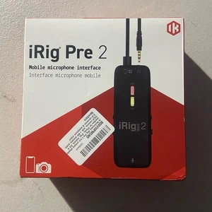 IK Multimedia iRig Pre 2 - Microphone Interface for Smartphones and Videocameras - Picture 1 of 2