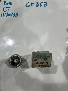 Delco Moraine 4760 Stop Light Switch Genuine Delco Moraine - Picture 1 of 4