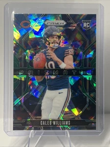 2024 Panini Prizm - Prizmatic Caleb Williams #1 Green Ice Prizm (RC) Bears NFL - Picture 1 of 10