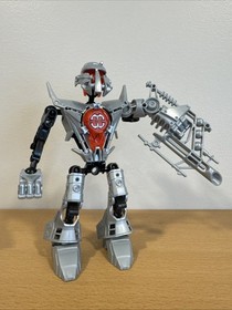 Lego Hero Factory 7168 Duncan Bulk Figure 100% COMPLETE Silver 2010 Retired