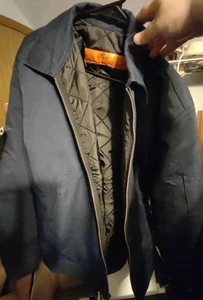Vintage Red Kap Men's Perma Lined Dark Blue Panel Jacket M Regular Pre Owned - Picture 1 of 5
