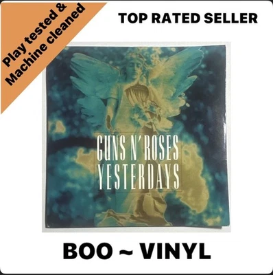 Guns N' Roses – Yesterdays 1992 7” Vinyl Record Geffen Records EX / EX - Image 1 of 4