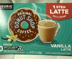 The Original Donut Shop, cápsulas de café K-Cup con sabor a leche vainilla, 10 unidades - Imagen 1 de 2