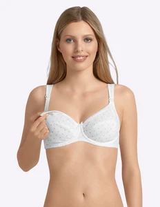 Anita Miss Cotton 5056 Pearl White Nursing Bra - Picture 1 of 15