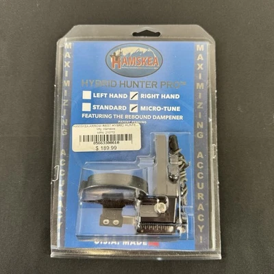 HAMSKEA Hybrid Hunter Pro Arrow Rest — Right Hand, Micro-Tune — 210772 (Used) - Image 1 of 2