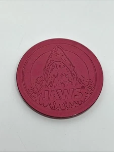 Vtg Red Metal POG Slammer Jaws 1994 McDonalds WPF Universal Studios Hollywood - Picture 1 of 6