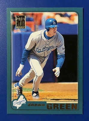 2001 Topps Baseball Shawn Green Los Angeles Dodgers #20 - Image 1 of 2