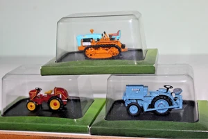 JOB LOT OF THREE HACHETTE 1:43 TRACTORS - Reymond Simplex, Landini, Bauche - Picture 1 of 7