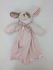 Welpe Hund Baby Lovey Sicherheitsdecke Spielzeug Bearington Baby Collection Rosa Satin - Bild 1 von 5