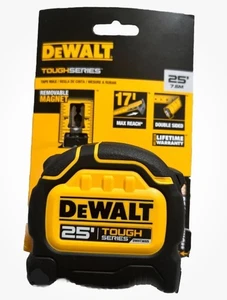 DEWALT 25' TAPE MEASURE TOUGH SERIES DWHT36925 DOUBLE SIDED 17 REACH New - Picture 1 of 2
