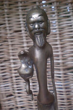 Figur mit Schlange ♥ Statue ♥ Deko ♥ Skulptur ♥ Bronze ca. 30cm hoch ca. 800gr.