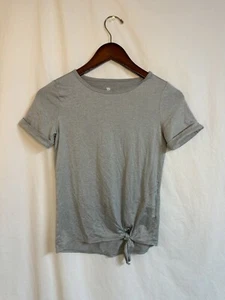All in Motion Girls' Short Sleeve Studio T-Shirt Dark Gray/Navy 7/8 - Picture 1 of 5