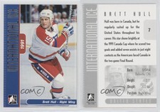 2006-07 In the Game-Used International Ice Signature Series Brett Hull #7 HOF