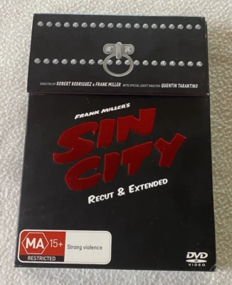 Frank Miller's Sin City Recut & Extended On DVD 2 Disc Box Set With Comic R4 - image 1 of 4