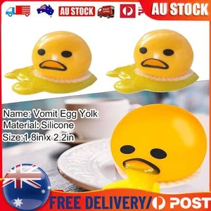 1-5Pcs Puking Ball Cute Vomiting Egg Toy Mochi Squishy Fidget Stress Relief Toy - Picture 1 of 26