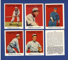 ST. LOUIS CARDINALS 1915 Cracker Jack E145-2 REPRINT Team Set ~ ALL 6 cards