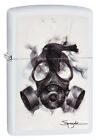 Zippo 29646 Windproof Flame Art Lighter by Spazuk With Gas Mask, New In Box