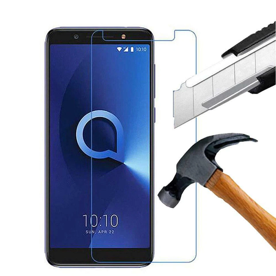 New Thin Clear LCD Tempered Glass Screen Guard Protector For Alcatel 3 2019 5053 — 第 1/1 张图片