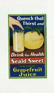 Vintage Century of Progress Chicago 1933 SEALD-SWEET GRAPEFRUIT JUICE flyer - Bild 1 von 2