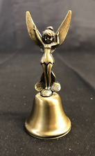 Vintage Walt Disney World  Souvenir Tinkerbell Metal/Brass Bell 3"H Disney World