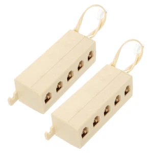2 szt. adapter rozdzielacza linii telefonicznej, rozdzielacz telefoniczny 1 w 5-drożny, - Zdjęcie 1 z 20