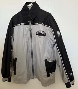 Vinatge NBC Sports Windbreaker Zip Jacket Embroidered Pro Player P/S - Imagen 1 de 4