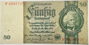 Deutsches Reich 50 Mark 1933 ss Papiergeld Banknoten Geldschein echt - Bild 1 von 3