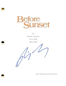 Richard Linklater Signed Autograph Before Sunset Full Movie Script Screenplay - Picture 1 of 4