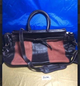 the j peterman company Reisetasche braun mit dunkelbraunem Leder - Bild 1 von 1