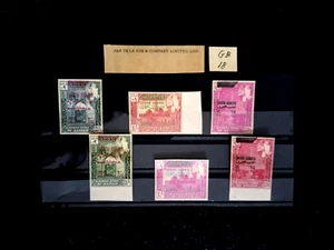 ~ GREAT BRITAIN /ADEN / IMPERFORATED TEST / REPLICA PRINT EXAMINATION / GB 18 - Picture 1 of 2