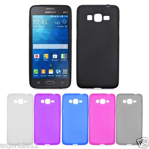 For Samsung Galaxy GRAND Prime G530 Soft Flexible TPU Skin Case Frosted Cover - Picture 1 of 7