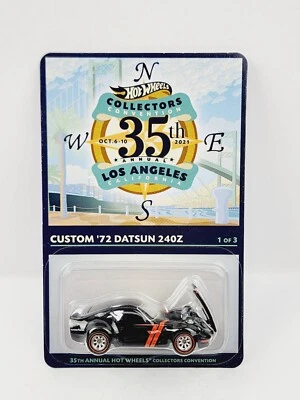 HOT WHEELS 35TH CONVENTION CUSTOM '72 DATSUN 240Z #2616 NEW VERY NICE JT314 - Image 1 of 4