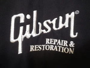 GIBSON GUITARS REPAIR & RESTORATION BLACK FULL ZIP JACKET BY TRI-MOUNTAIN XL - Picture 1 of 5