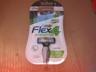 Maquinillas de afeitar desechables sensibles Bic Flex 4 hojas ultrafinas de titanio 4 hojas 3 quilates Foto 1 de 2