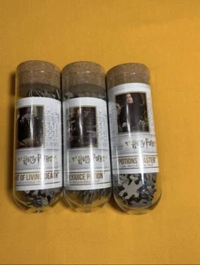 3 Harry Potter Jigsaw Puzzles 9”x 11” Sealed In Packages - Picture 1 of 6