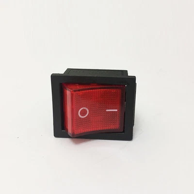 5pcs 27*22mm Latching Rocker Switch Power Switch 4 Pins With Light 16A 250V KCD4 - Image 1 of 4