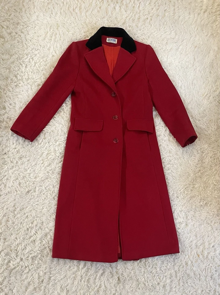 Abrigo 100% lana gancho JG años 70 Foto 1 de 4