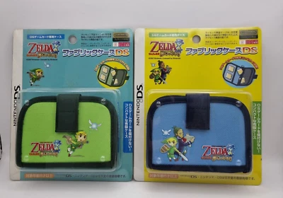 NINTENDO DS 2 Set The Legend Of Zelda Phantom Hourglass Nintendo NDS Game Case Pouch Bag