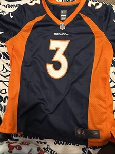 Nike Women’s Denver Broncos Russell Wilson Navy Blue Jersey (XL) - Picture 1 of 2