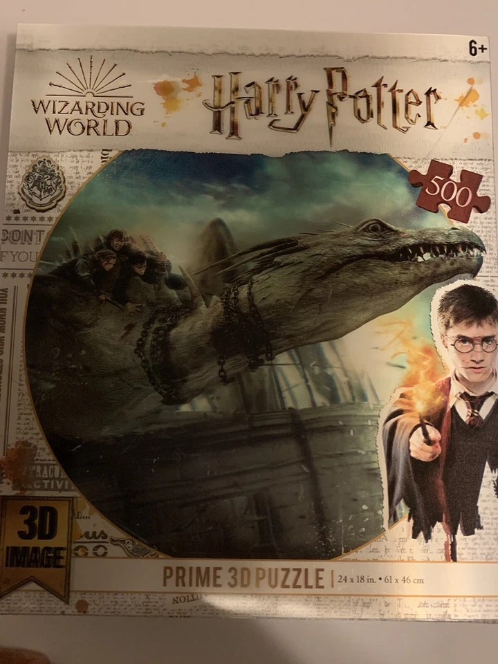 Harry Potter Hp32510 Norbert 500 Pcs 3d Effect Puzzle Jigsaw