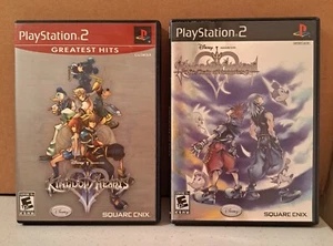 Kingdom Hearts PS2 Bundle - KH 2 & KH Chain of Memories - TESTED & WORKING - Picture 1 of 9