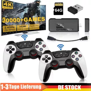 30000+ 4K TV Video Game Stick Retro Gaming Konsole mit 2 Wireless Controller DE - Bild 1 von 17