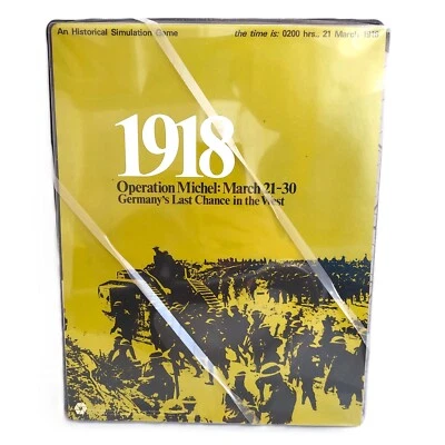 RARE SPI OPERATION MICHEL: 1918 GERMANYS LAST CHANCE WAR GAME COMPLETE FLAT TRAY - Image 1 of 4