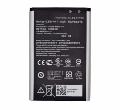 Replacement Battery For ASUS ZenFone 2 Laser Z00LD Z011D Z00UD C11P1501 3000mAh - Image 1 of 4