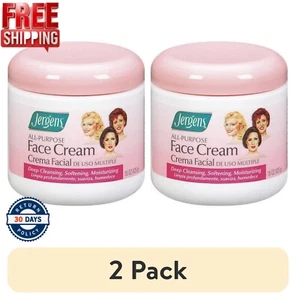(2 pack) Jergens All Purpose Face Cream, Deep Cleansing Moisturizer, Lotion for - Picture 1 of 5