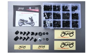 Kit viti viteria AVDB colore Nero per Carena HONDA FORZA 125 300 2016-2020 - Picture 1 of 5